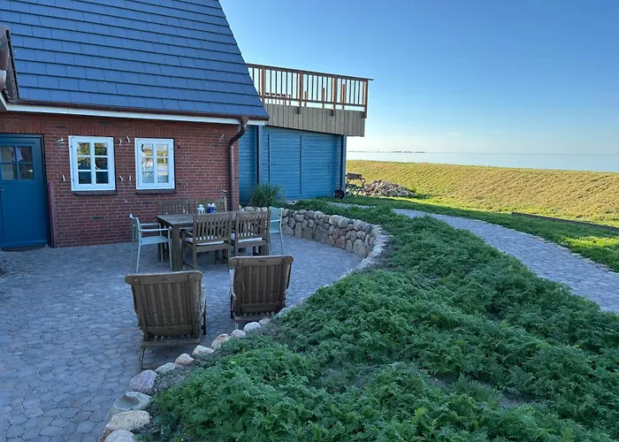 Kapitaenshaus Meerblick شقة Langeneß